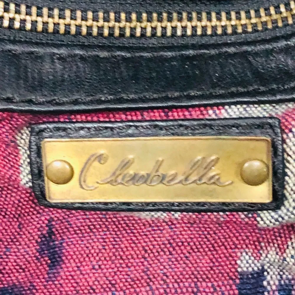 Cleobella Studded Bucket Bag Magnetic Close Leather BoHo Festival Coachella.